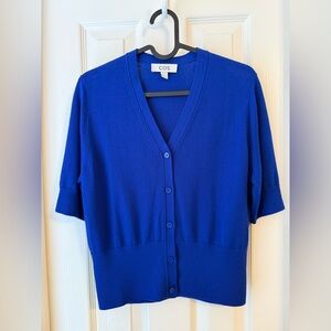 NWOT COS Women's Short Sleeve Wool Cardigan
